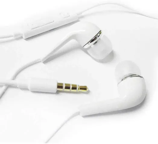Best Collection Of White Wired Earphones With Mic