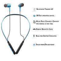 b11 Neckband Crystal Sound  Ultra Long Life Battery in-Ear Bluetooth Headset (Multicolor-thumb2