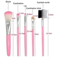 2 In1 Powder Pore-Less Oil Control Compact Powder With Mirrer To Absorbs- -Fit Me Matte Foundation -Eyeliner Pencil-5 Pcs Brush -Mushroom Puff-Kajal Pencil-10-thumb1