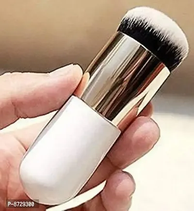 Nylon Bristle Makeup Cosmetic Brush- Natural White, 1 Piece-thumb0