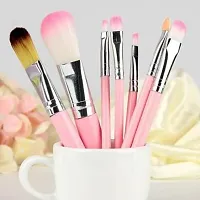 Soft Makeup Brush Set (Pack Of 7) And 2In1 Gel Eyeliner Combo-thumb1