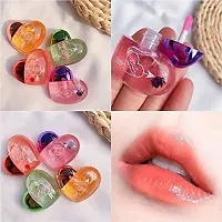 Shiny Heart Shape Lip Tint Shimmery Finish For Women Pack Of 4-thumb1