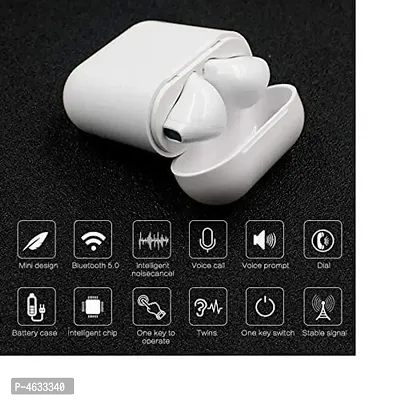 I11 Tws Wireless Bluetooth Earphone With Mic Bluetooth Headset With Mic (White, In The Ear)-thumb2