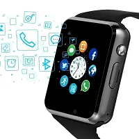 A1 Smart Watch with calling feature Smartwatch   3D Screen Magnifier Eyes Protection Enlarged Expander Support for All Android Phone-thumb1