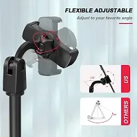 Universal Mobile Stand for Table with Adjustable Height | 360 Degree Rotation Mobile Holder for Live Broadcast | Bed | Table | Office | Video Recording | Home  Online Classes-thumb3