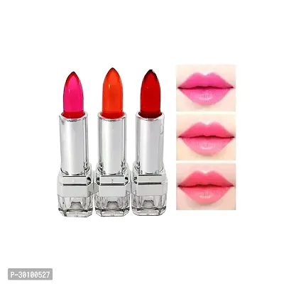 Colour Change Shimmery Gel Lipstick 3 Pieces-thumb0