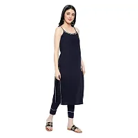 Tejomaya Blackembroidery Kurti and Pant Set-thumb4