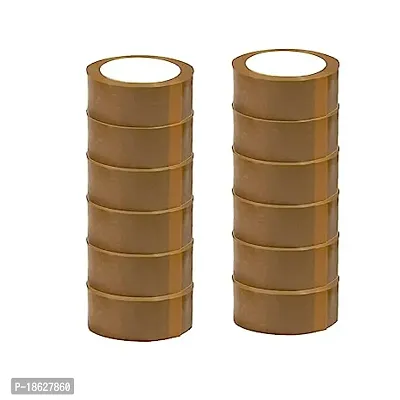 Brown Tape 2 Inch/Packing Tape/Heavy Duty Brown Packaging Tape-65 Mtr-2 Pack-thumb0