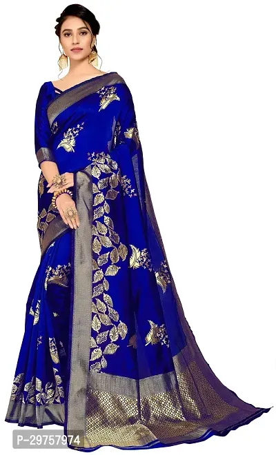 Stylish Art Silk Saree with Blouse Piece