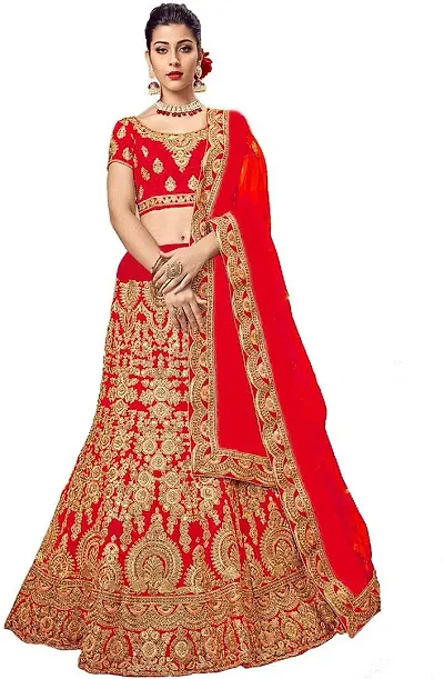 Stylish Silk Blend Lehenga Choli Set For Women