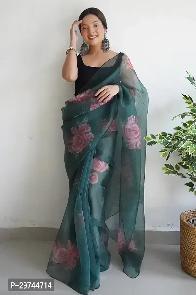 Stylish Printed Saree with Blouse piece for Women