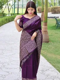 Stylish Saree with Blouse Piece for Women-thumb3