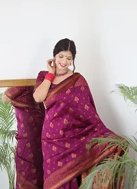 Stylish Saree with Blouse Piece for Women-thumb3