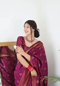 Stylish Saree with Blouse Piece for Women-thumb1