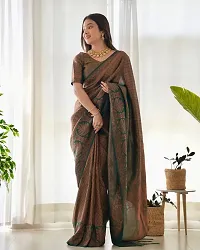 Stylish Saree with Blouse Piece for Women-thumb3