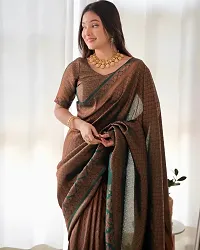 Stylish Saree with Blouse Piece for Women-thumb2