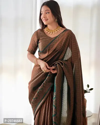 Stylish Saree with Blouse Piece for Women-thumb3