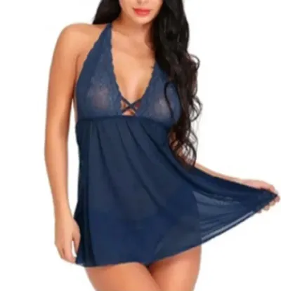 Best Selling Polyester Nightdress Women's Nightwear 