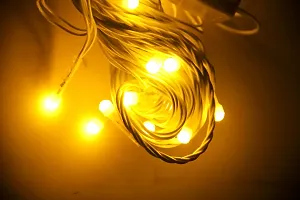 BRIGENIUS- Store Still LED String Light for Diwali Lights (Warm White ) Pack of 4-thumb2