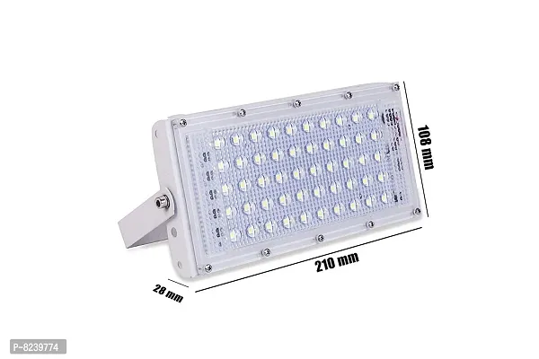 "A & Y 50W Ultra Thin Slim IP65 LED Flood Outdoor Cool Day (RGB with Remote, Pack of 3)"