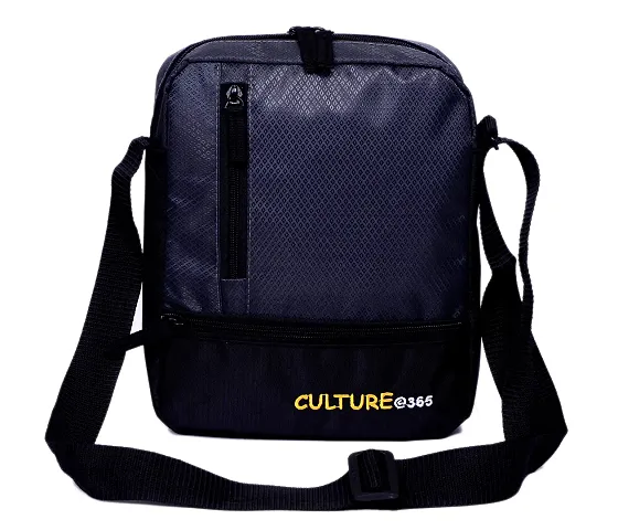 Culture Water Resistance Messenger Siling Bag, Side Bag for Men and Women