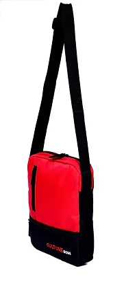 Culture Water Resistance Messenger Siling Bag, Side Bag for Men and Women (Red)-thumb1