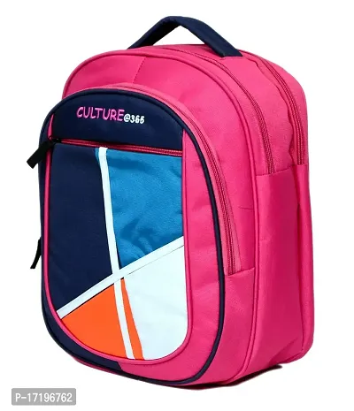 Culture Water Resistance School Bagpack For Kids In Multicoolor (Boys and Girl for 3 to 7 Years) (14 inch, pink)-thumb2