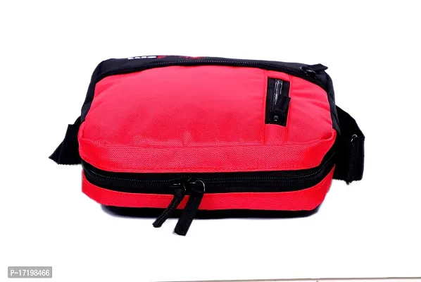 Culture Water Resistance Messenger Siling Bag, Side Bag for Men and Women (Red)-thumb4