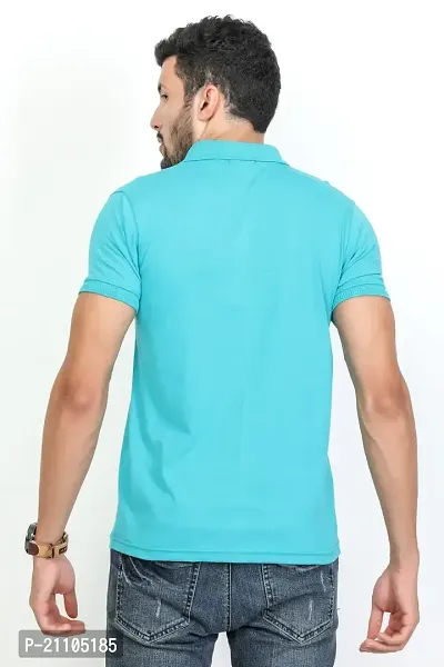 Stylish Men Cotton Polo T-Shirt-thumb2