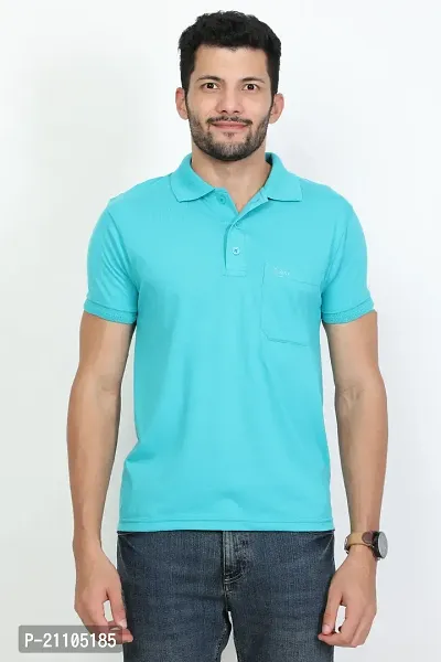 Stylish Men Cotton Polo T-Shirt-thumb0