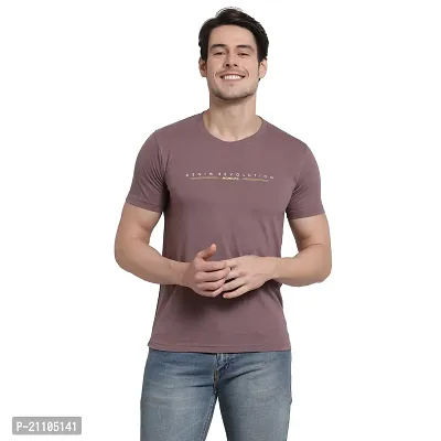 Stylish Men Cotton Round Neck T-Shirt-thumb0