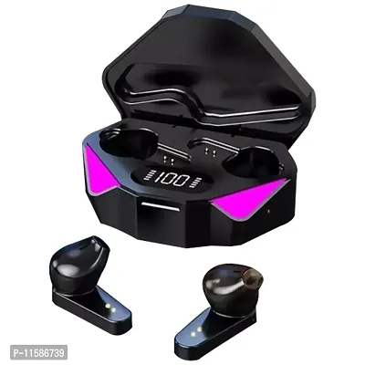 TecSox Airdots True Wireless Earbuds with Charging Case|18hrs Battery Bluetooth Headsetnbsp;nbsp;(Black, In the Ear)-thumb0