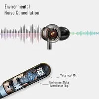 TecSox Jazz 200 Wireless Neckband | Magnetic Bluetooth v5.1 Headset | Immersive Audio | Up to 40H Playback | IPX Sweat Resistance (Black)-thumb1