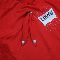 Jugnu Dresses Crepe Printed Dress for Girls (18-24 Months_Red)-thumb3