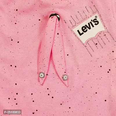 Jugnu Dresses Crepe Printed Dress for Girls (0-6 Months_Pink)-thumb4