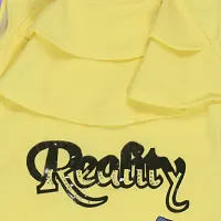 Jugnu Dresses Crepe Printed Dress for Girls (18-24 Months_Yellow)-thumb3