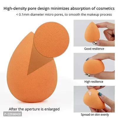 AVTY Makeup Sponge Set Blender Beauty Foundation Blending Sponge, Flawless for Liquid, Cream, and Powder, 5 Pcs, Multi-colored Makeup Sponges-thumb3