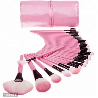 AVTY Makeup Brushes Sets Professional 32 Pcs Make up Brushes Premium Synthetic Foundation Brushes Blending Face Powder Blush Eyeshadow Eyeliner Make Up Brush Kits with PU Leather Bag