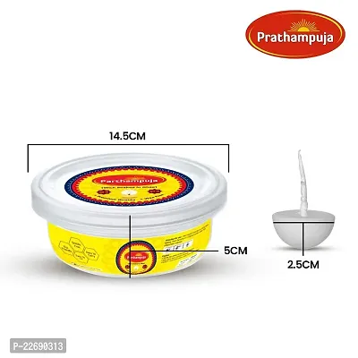 PRATHAMPUJA Wax Free Pure Ghee Diya (100 Diyas) for Puja and Special Ocassions-thumb4