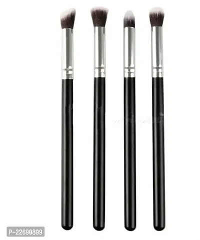 AVTY 4 Pcs Silver Black Eye Shadow Brush-thumb0