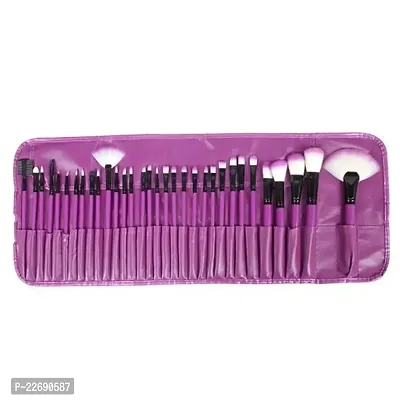 Make up Brushes, Professional 32pcs Makeup Brush Set, Makeup Brushes Set Foundation Blending Cosmetic Brush Set Kit,Purple