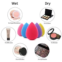 AVTY 5 Pcs Makeup Sponge Set Blender Beauty Foundation Blending Sponge, Flawless for Liquid, Cream, and Powder, Multi-colored Makeup Sponges-thumb4