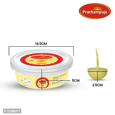 PRATHAMPUJA Wax Free Pure Cow Ghee Diya (100 Diyas) for Puja and Special Ocassions-thumb5