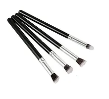 AVTY 4 Pcs Silver Black Eye Shadow Brush-thumb1