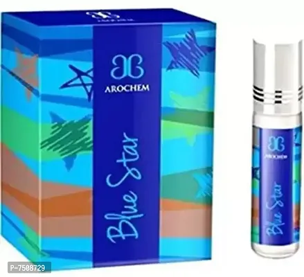 AROCHEM blue star ATTAR 6 ML Floral Attar  (Leather)-thumb0