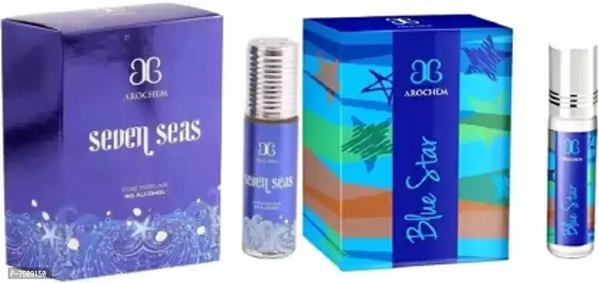 AROCHEM Seven Seas  Blue Star Herbal Attar  (Floral)