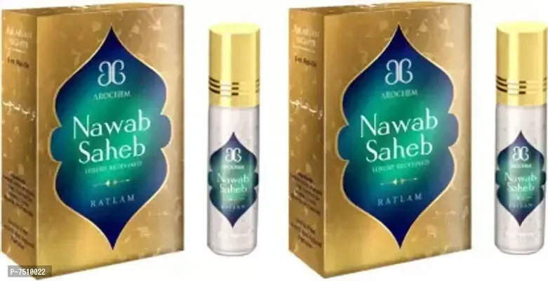 AROCHEM Nawab Saheb (Pack of 2) Herbal Attar  (Musk)-thumb0