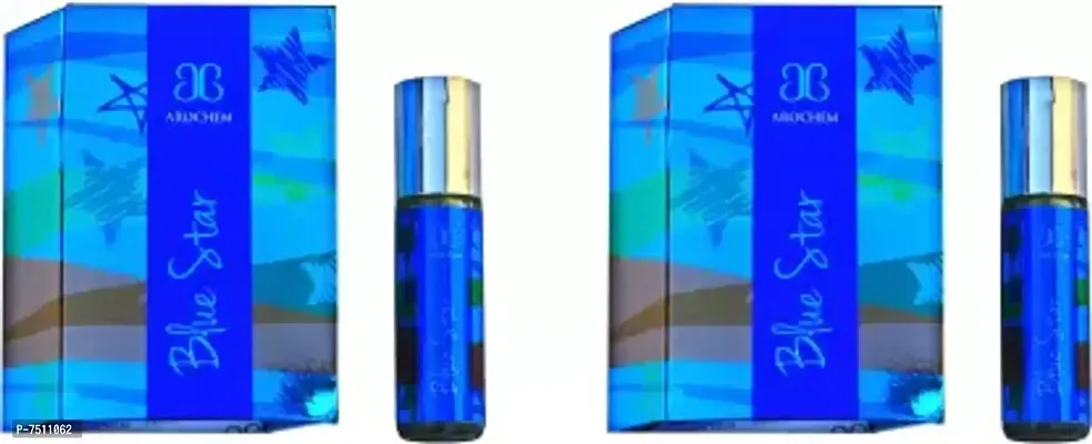 AROCHEM Blue Star Pocket Perfume. Floral Attar  (Musk Arabia)-thumb0
