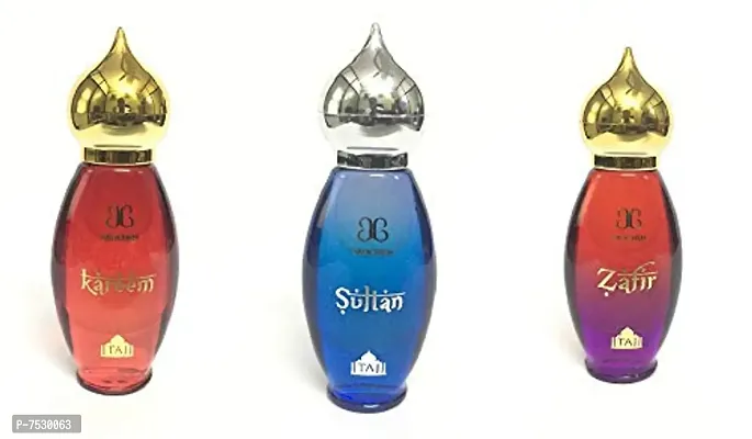 Arochem Taj Kareem, Sultan  Zafir Arabian Attar Long Lasting Combo Of 3-thumb0