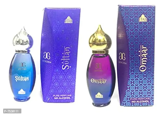 Arochem Taj Omaar  Sultan Arabian Attar Long Lasting Combo Of 2